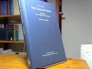 Bild des Verkufers fr Vom Sinn der Sinne: Ein Beitrag zur Grundlegung der Psychologie. Reprint der 2. Auflage von 1956. zum Verkauf von BuchKaffee Vividus e.K.