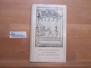 Seller image for Deutsche Gedichte der Nachromantik und des jungen Deutschland. Hrsg.: ; Lambert Schneider for sale by Antiquariat im Kaiserviertel | Wimbauer Buchversand