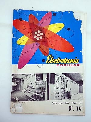 REVISTA ELECTROTECNIA POPULAR 74 (Vvaa) Maymó, 1966