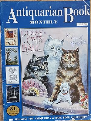 Seller image for Antiquarian Book Monthly June 1998 Volume XXV Number 6 Issue 286 for sale by Shore Books