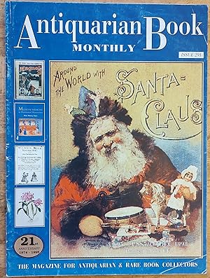 Imagen del vendedor de Antiquarian Book Monthly December 1998 Volume XXV Number 11 Issue 291 a la venta por Shore Books
