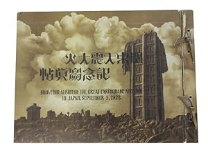 Imagen del vendedor de . Souvenir Album of the Great Earthquake and Fire in Japan, September 1, 1923. [partial cover title -- also in Japanese] a la venta por McBlain Books, ABAA