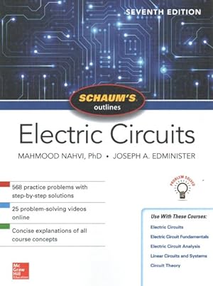 Bild des Verkufers fr Schaum's Outlines Electric Circuits zum Verkauf von GreatBookPrices