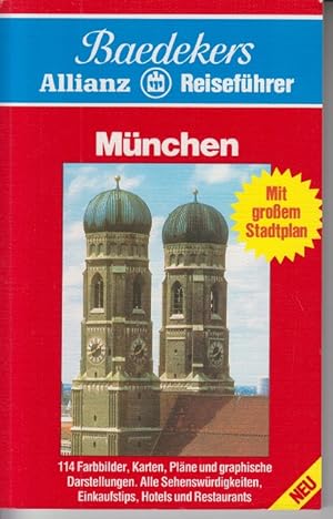 Bild des Verkufers fr Baedekers Allianz Reisefhrer Mnchen mit groen Stadtplan - Ausgabe 1988 zum Verkauf von Allguer Online Antiquariat