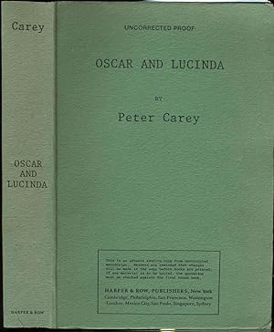 Oscar and Lucinda. Uncorrected Proof