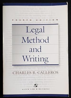 Bild des Verkufers fr Legal Method and Writing zum Verkauf von Classic Books and Ephemera, IOBA