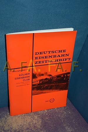 Seller image for Deutsche Eisenbahn Zeitschrift, Heft 75 for sale by Antiquarische Fundgrube e.U.