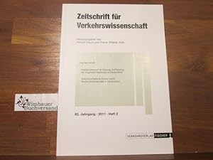 Bild des Verkufers fr Zeitschrift fr Verkehrswissenschaft : ZfV, 82. Jahrgang, Heft 2 zum Verkauf von Antiquariat im Kaiserviertel | Wimbauer Buchversand