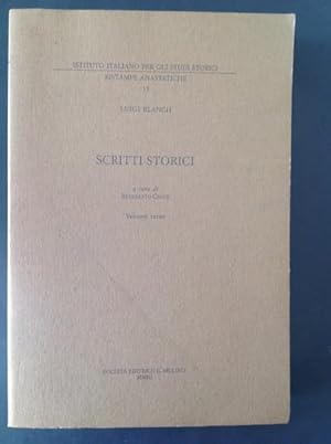 Seller image for SCRITTI STORICI- VOL. III for sale by Il Mondo Nuovo