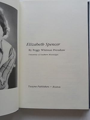 Imagen del vendedor de Elizabeth Spencer (Twayne's United States Authors Series) a la venta por ANTIQUARIAT Franke BRUDDENBOOKS