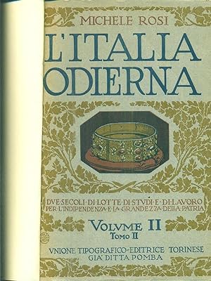 Seller image for L'Italia odierna. Vol secondo tomo secondo for sale by Librodifaccia