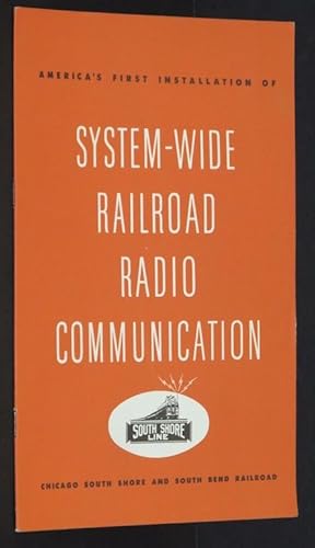 Imagen del vendedor de America's First Installation of System Wide Railroad Radio Communication a la venta por Eyebrowse Books, MWABA