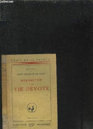 Bild des Verkufers fr INTRODUCTION A LA VIE DEVOTE zum Verkauf von Le-Livre