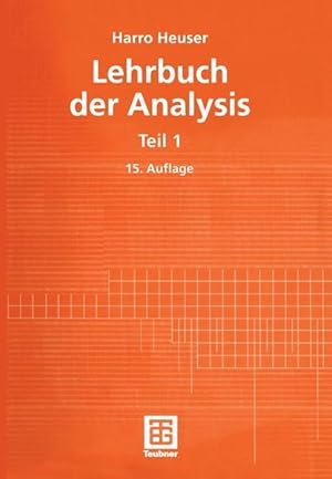 Bild des Verkufers fr Lehrbuch der Analysis zum Verkauf von Roland Antiquariat UG haftungsbeschrnkt