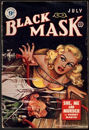 Bild des Verkufers fr Black Mask Detective Vol. VII, No. 8 (British Edition) July 1950 zum Verkauf von Raymond Tait