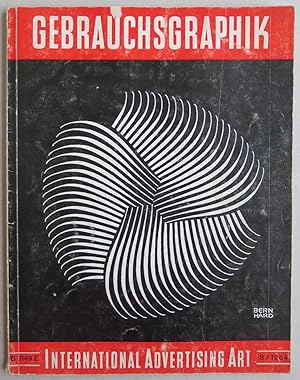 Seller image for Gebrauchsgraphik 8, 1964: International Advertising = Graphisme publicitaire = Arte gráfico publicitario for sale by Antikvariat Valentinska
