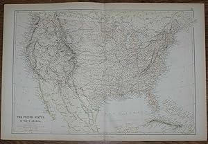 Bild des Verkufers fr 1884 Blackie's Map of The United States of North America zum Verkauf von Bailgate Books Ltd