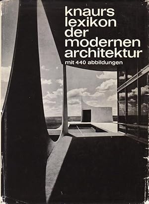 Bild des Verkufers fr Knaurs lexikon der modernen architektur. zum Verkauf von adr. van den bemt