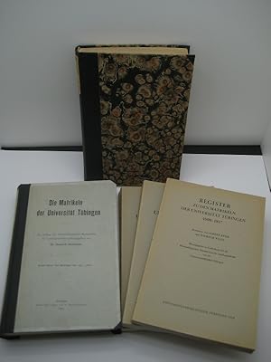 Die Matrikeln der Universität Tübingen. Hrsg. von H. Hermelink, A. Bück u. W. Wille. 3 Bde. u. 2 ...