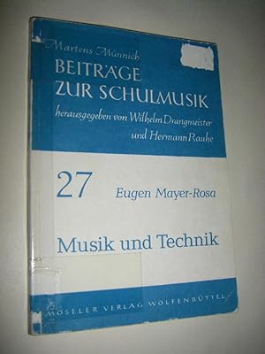 Musik und Technik. Vom Futurismus bis zur Elektronik