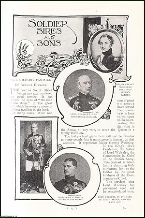 Bild des Verkufers fr Soldier, Sires And Sons. Some Military Families : Earl of Kerry ; The Late Lord Napier of Magdala ; Lord C. Fitz-Maurice ; Prince Francis of Teck & others. An uncommon original article from the Harmsworth London Magazine, 1901. zum Verkauf von Cosmo Books