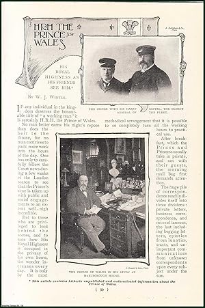 Image du vendeur pour H.R.H. The Prince of Wales : His Royal Highness as His Friends See Him. An uncommon original article from the Harmsworth London Magazine, 1901. mis en vente par Cosmo Books