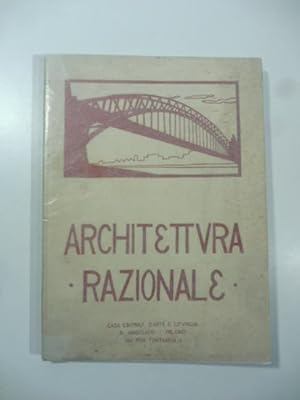 Architettura razionale. Polemica tra l'arch. Mons. Giuseppe Polvara ed il sig. Bruno Moretti