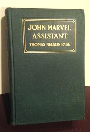 Imagen del vendedor de John Marvel, Assistant a la venta por Henry E. Lehrich