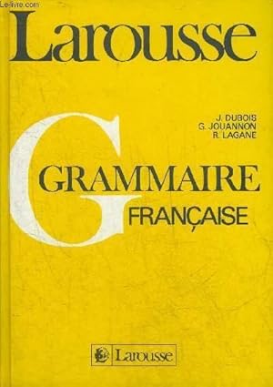 Seller image for GRAMMAIRE FRANCAISE - LAROUSSE. for sale by Le-Livre