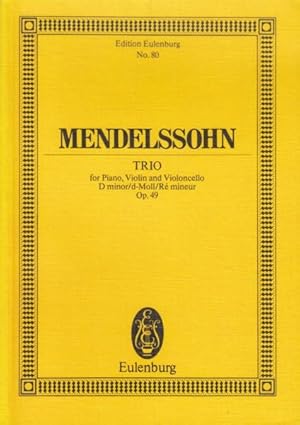 Piano Trio in d minor, Op.49 - Study Score