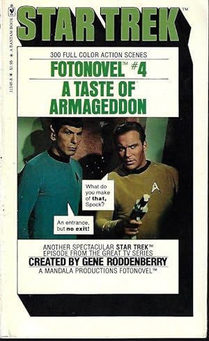 Seller image for A TASTE OF ARMAGEDDON: Star Trek Fotonovel #4 for sale by Books from the Crypt