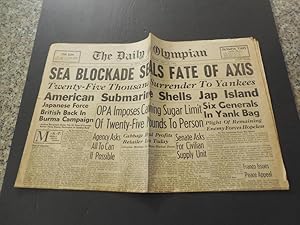 Daily Olympian May 10 1943 Sea Blockade Seals Fate Of Axis WW II