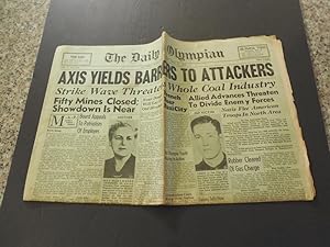 Daily Olympian Apr 27 1943 Axis Yields Barriers To Attackers WW II