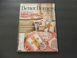 Seller image for Better Homes & Gardens Sept 1983 Animal Crafts Projects; Whole Grains for sale by Joseph M Zunno