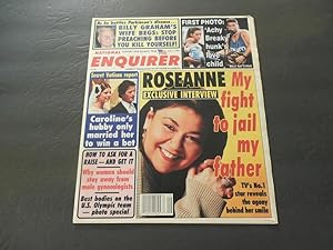National Enquirer Jul 21 1992 Billy Graham; Roseanne; Princess Caroline