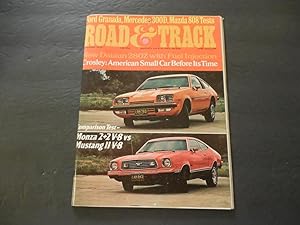Road & Track Jan 1975 Monza V8 vs Mustang II V8 (Crap vs Crap)