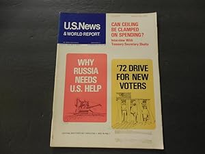 Seller image for US News World Report Aug 28 1972 Russia Needs Our Help; Spending for sale by Joseph M Zunno