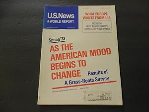 US News World Report Apr 30 1973 American Mood Changing; Willy Brandt