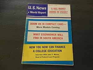 Seller image for US News World Report Feb 1 1960 Ike In S America; Compact Cars; Stocks for sale by Joseph M Zunno