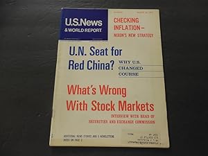 Seller image for US News World Report Aug 16 1971 U.N. Seat For Red China? Inflation for sale by Joseph M Zunno