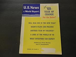 Seller image for US News World Report Jan 6 1969 A Look At The World Of 1969 for sale by Joseph M Zunno