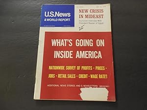 US News World Report May 18 1970 Nasser Interviewed; What's Up In U.S.