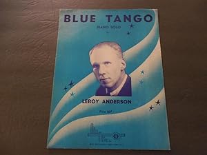 Blue Tango Piano Solo Leroy Anderson 1951 Mills Music Inc