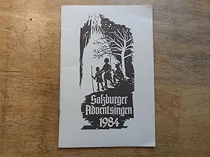Image du vendeur pour Das Salzburger Adventsingen 1984 mis en vente par Ratisbona Versandantiquariat