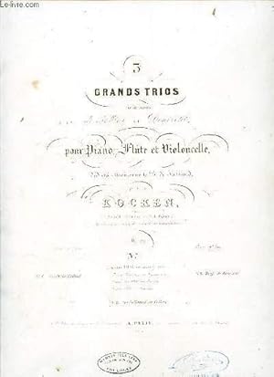 Bild des Verkufers fr GRANDS TRIOS - sur des motifs - de Bellini et Denizetti - Pour Piano, flute et Violoncelle / Op 29. zum Verkauf von Le-Livre