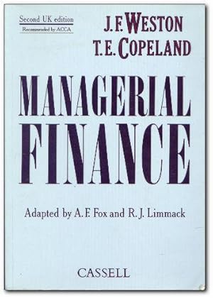 Image du vendeur pour Managerial Finance mis en vente par Darkwood Online T/A BooksinBulgaria