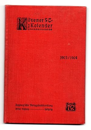 Kösener SC-Kalender. Taschenbuch für den deutschen Korps-Studenten. Nach offiziellen Angaben bear...