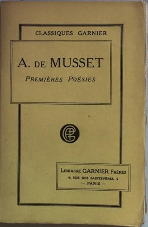 Seller image for Oeuvres de Alfred de Musset: Premires Posies. for sale by books4less (Versandantiquariat Petra Gros GmbH & Co. KG)