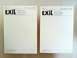 Exil 1933 - 1945. Forschung, Erkenntnisse, Ergebnisse - XVI. Jahrgang 1996 vollständig in zwei He...