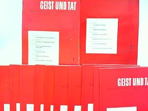 Geist und Tat. Monatsschrift für Recht, Freiheit und Kultur